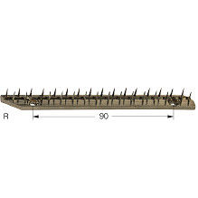 comprare Giallo Stenter Machine Pin Bar Pin Plate Babcock Stenter Machine Pezzi di ricambio online manufacture