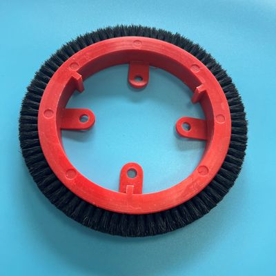 comprare La ruota di spazzola di Krantz K10 Stenter parte la durevolezza di nylon del tessuto della spazzola per capelli del nero di plastica rosso del corpo online manufacture