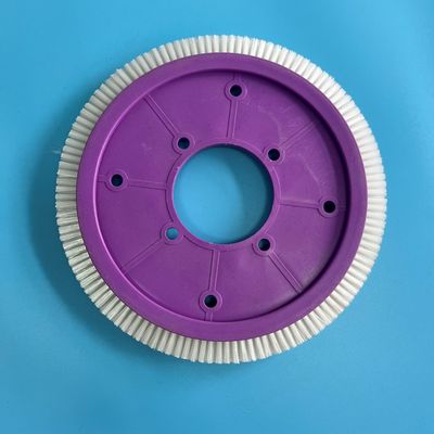 comprare 8 fori spazzolano la macchina di Stenter della ruota si separa i capelli di nylon bianchi dell'ente di plastica porpora online manufacture