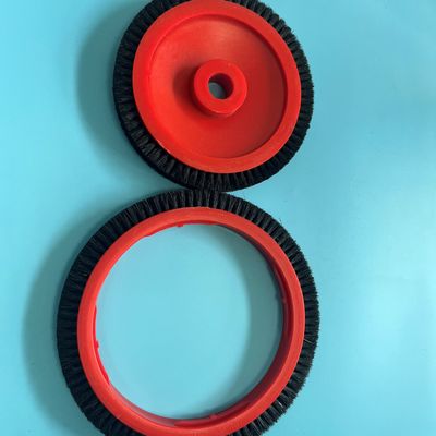 comprare Pezzi meccanici di Monforts Stenter grandi e dimensione standard dei piccoli di spazzola capelli neri rossi della ruota online manufacture