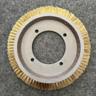 comprare 774 Tipo spazzola ruota stenter parti della macchina di diametro interno 100 mm Ss filo capelli di rame online manufacture