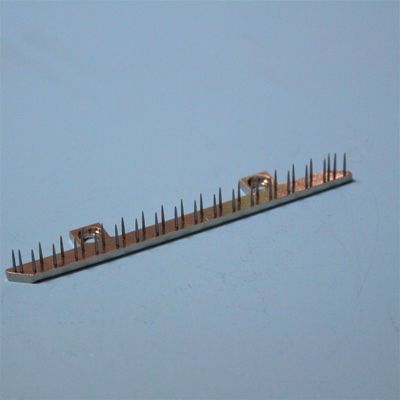 comprare Parti di macchine per la messa a punto di finitura Stenter Pin Bar Needle Plate 36 pin Bruckner Stenter Parts Copper Material online manufacture