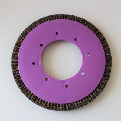 comprare Stenter Machine Parts Finishing Machine Brush Wheel Mixed Bristle Pig Hair Corpo di plastica 8 fori Tipo personalizzato online manufacture