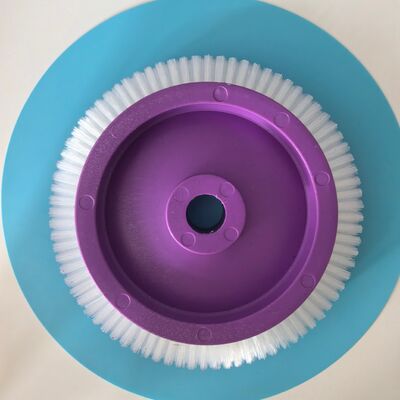 comprare Pezzi di ricambio per macchina di finitura Monforts per rotella per spazzole rameuse, diametro interno 22/26 mm, corpo di colore viola fabbricazione online