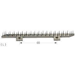 Bruckner Rame Pin Bar Pin Plate Placcatura in nichel