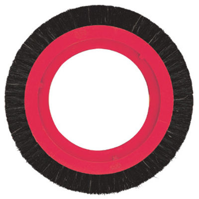 Ruota di spazzola in lega di alluminio/PP con pelo di nylon/cavallo per stenter