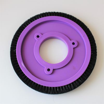 Corea Ilsung Accessoiri della macchina di impostazione Stenter Parti della macchina Spazzola Ruota Corpo di plastica Portare Ceretta Nera