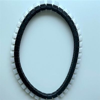 Artos Stenter Parti della macchina Cintura per spazzole Cintura bianca per spazzole di nylon Capelli neri Corpo di plastica Tessile Ricambi per la macchina di impostazione