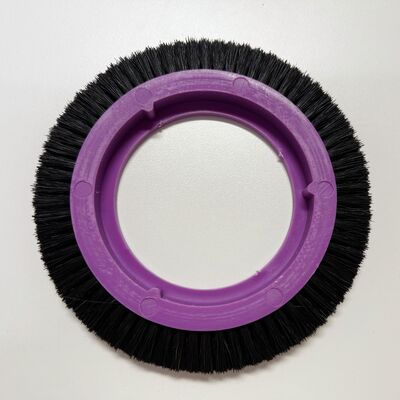 Finishing Machine Spares Stenter Brush Bruckner Small Brush Wheel Purple Body Black Root Bristle