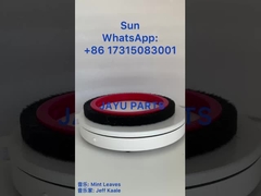 Stenter Machine Parts Monforts Finishing Spare Brush Wheel 167mm Innder Dia Black Bristle Pelli di maiale